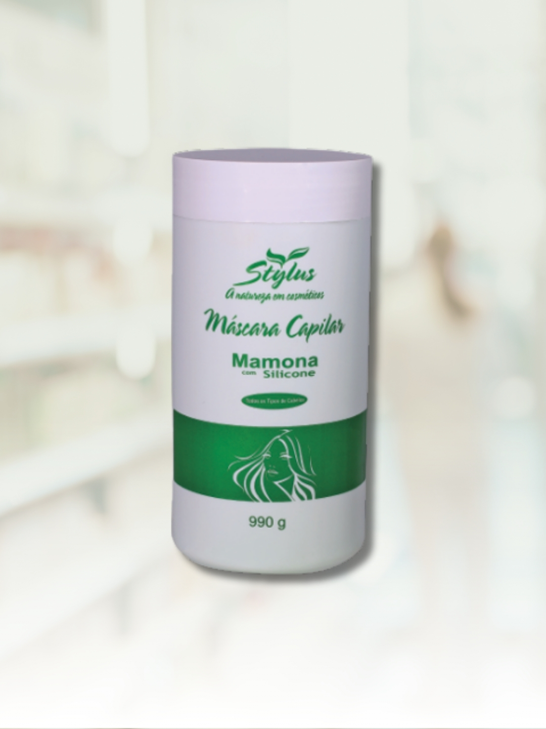 Máscara Capilar Mamona com Silicone 990g