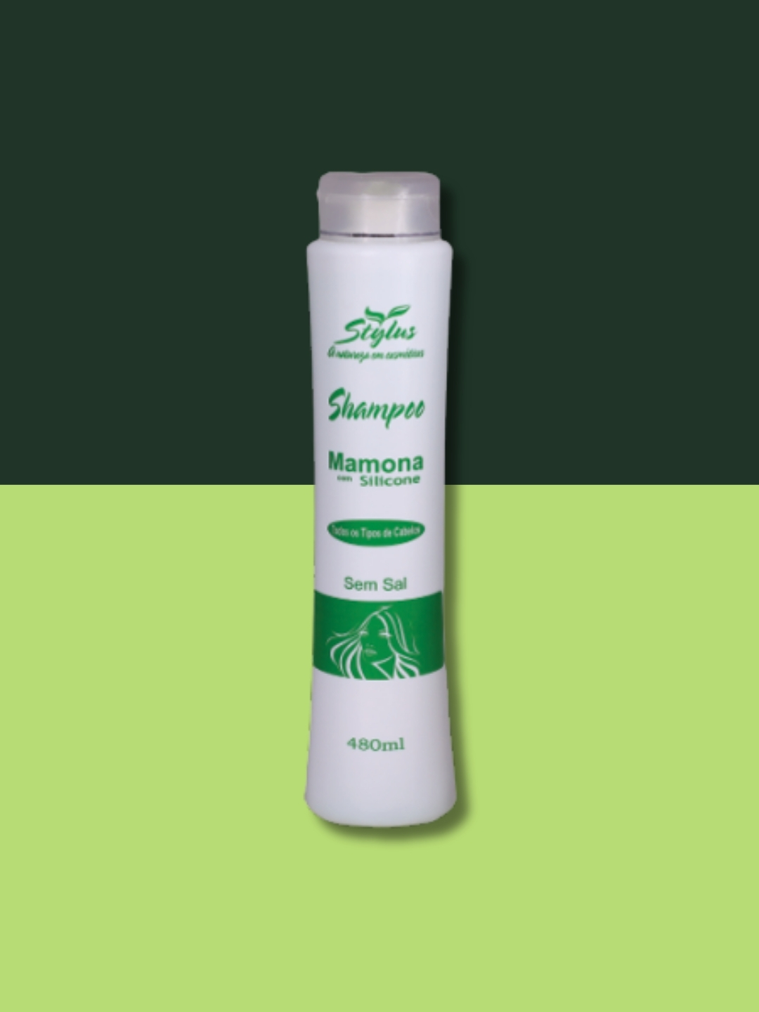 Shampoo Mamona  com Silicone 480ml
