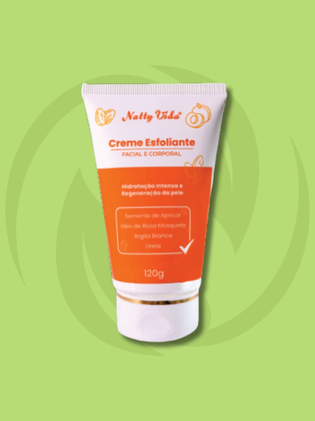 Creme Esfoliante Facial e Corporal 120g Natty Vida